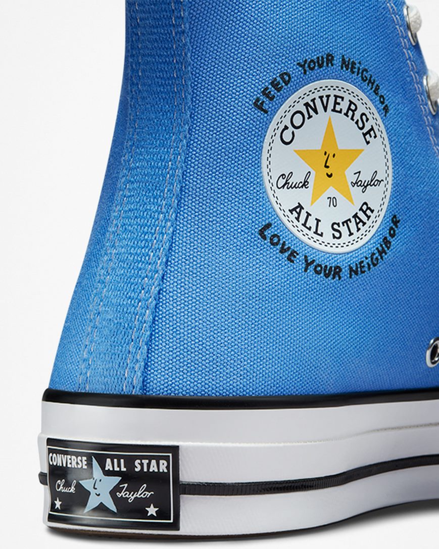 Women's Converse x Sky High Farm Workwear Chuck 70 High Top Shoes Blue / Multicolor / White | AU 1E894Y